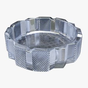 3D ashtray crystal model