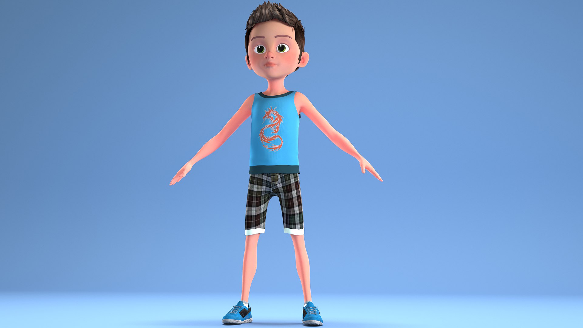 Toon Child - Rigged Characters 3D - TurboSquid 1402809
