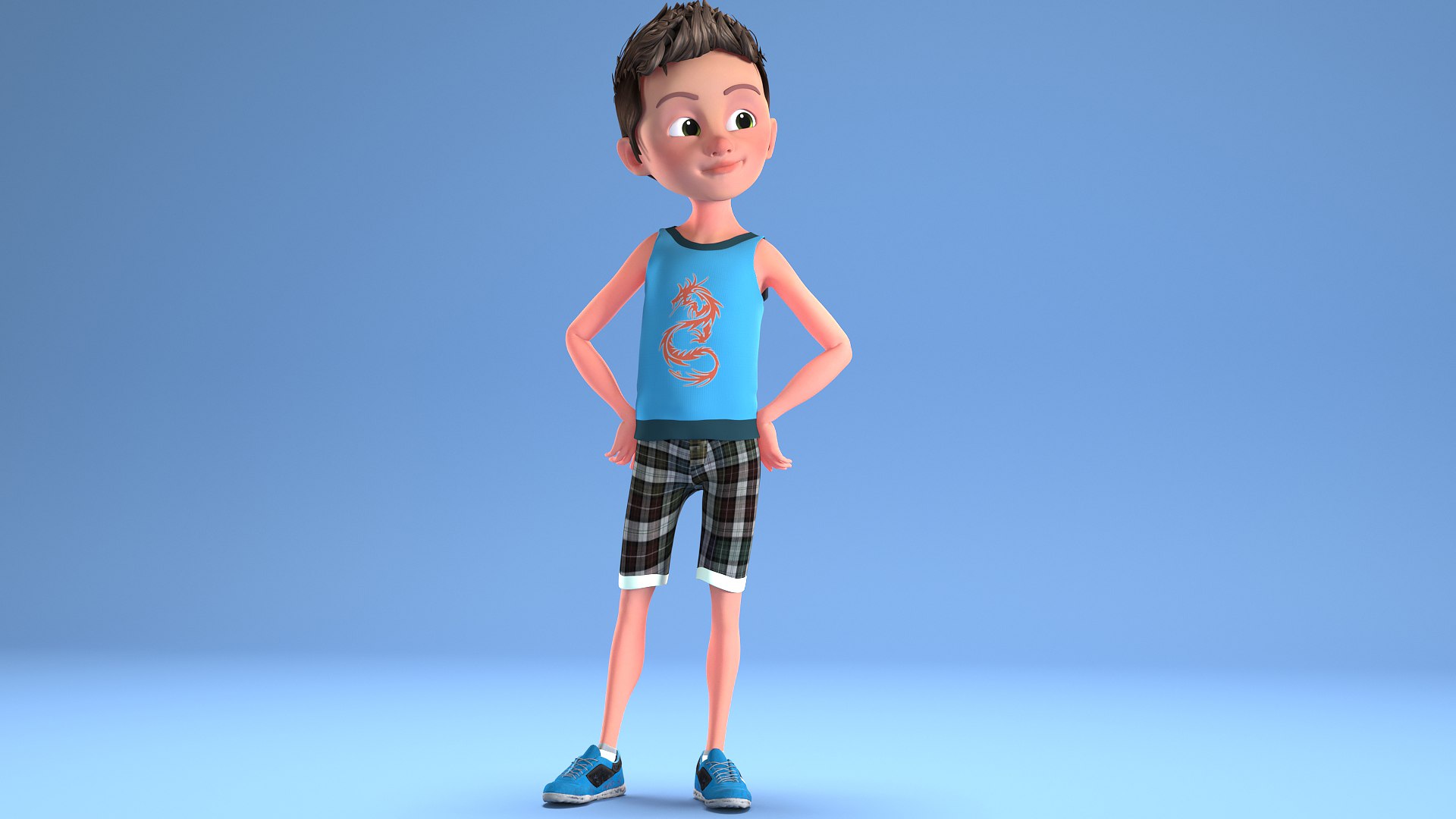 Toon Child - Rigged Characters 3D - TurboSquid 1402809