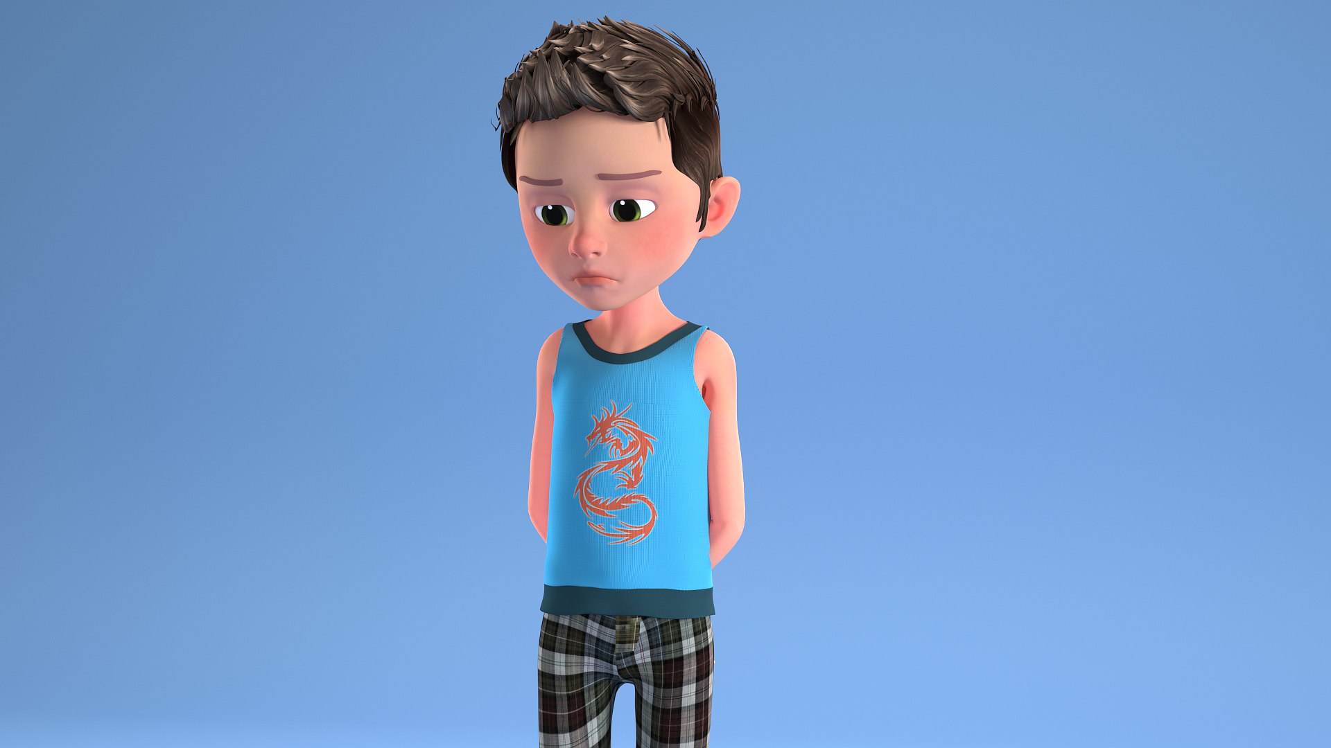 Toon Child - Rigged Characters 3D - TurboSquid 1402809