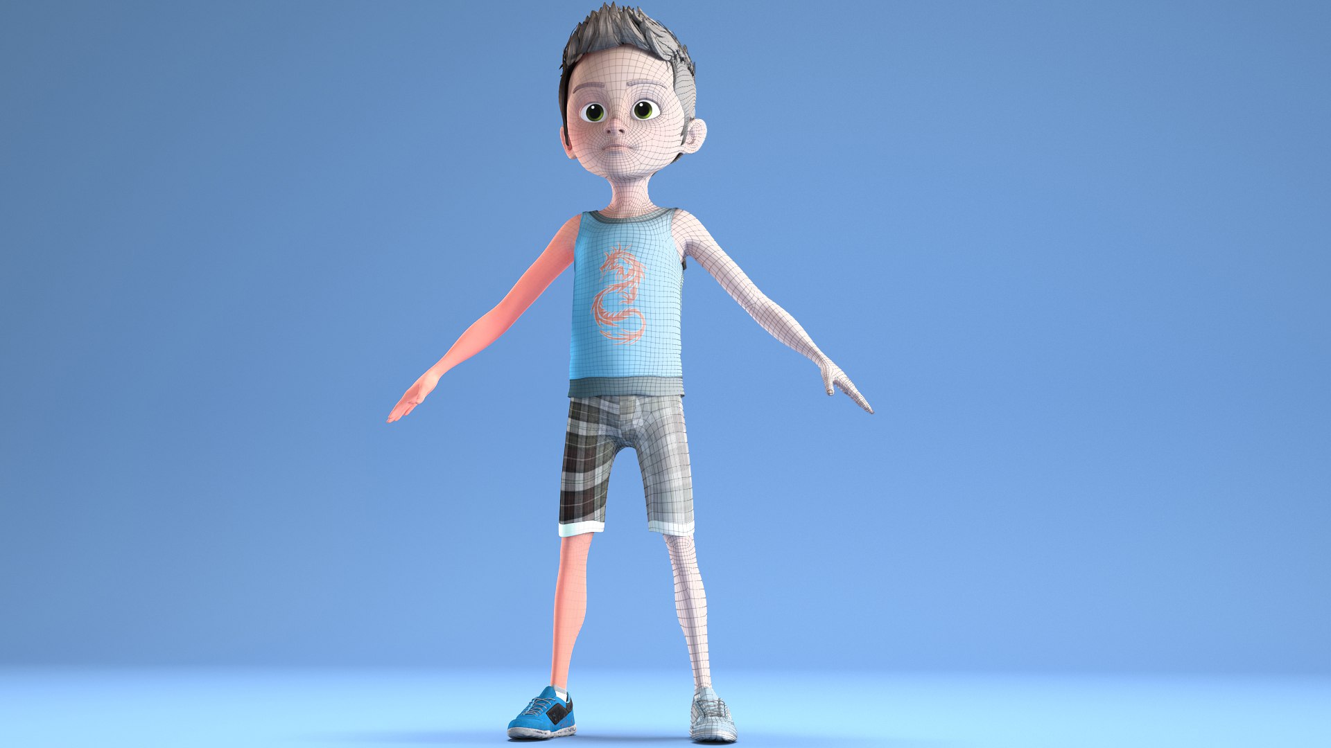 Toon Child - Rigged Characters 3D - TurboSquid 1402809