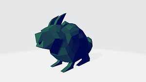 3D Low Poly Gargoyle