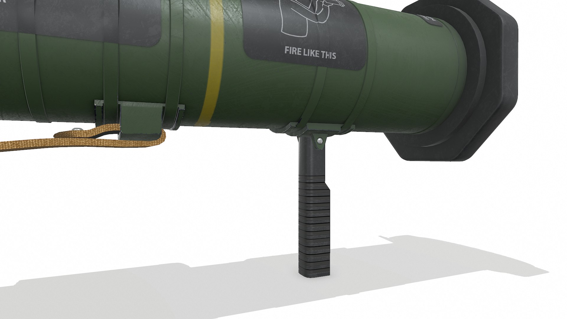 3D AT4 Anti Tank Rocket Launcher Low-poly PBR - TurboSquid 1953488