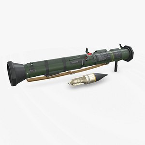 M136 AT4 Anti Tank Rocket Launcher Low-poly PBR