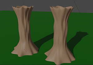 tree log 3D model