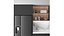 Küche D - High End Apartment Schwarz - HQ Low Poly Archviz