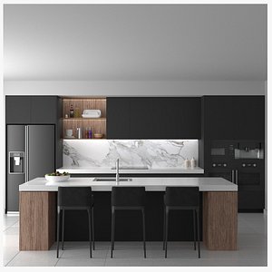 Kitchen D - High End Apartment Black