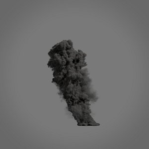 3D smoke plume vdb -