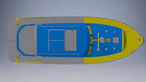 Boat Trip 3d model 3D model