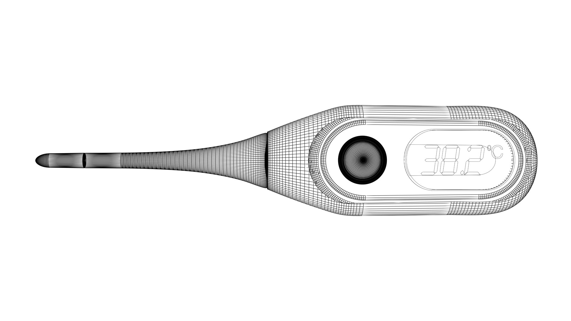 Oral Thermometer 3D model TurboSquid 2024418