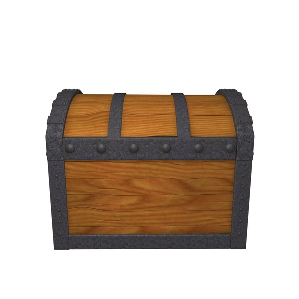 Treasure chest cartoon model - TurboSquid 1736719