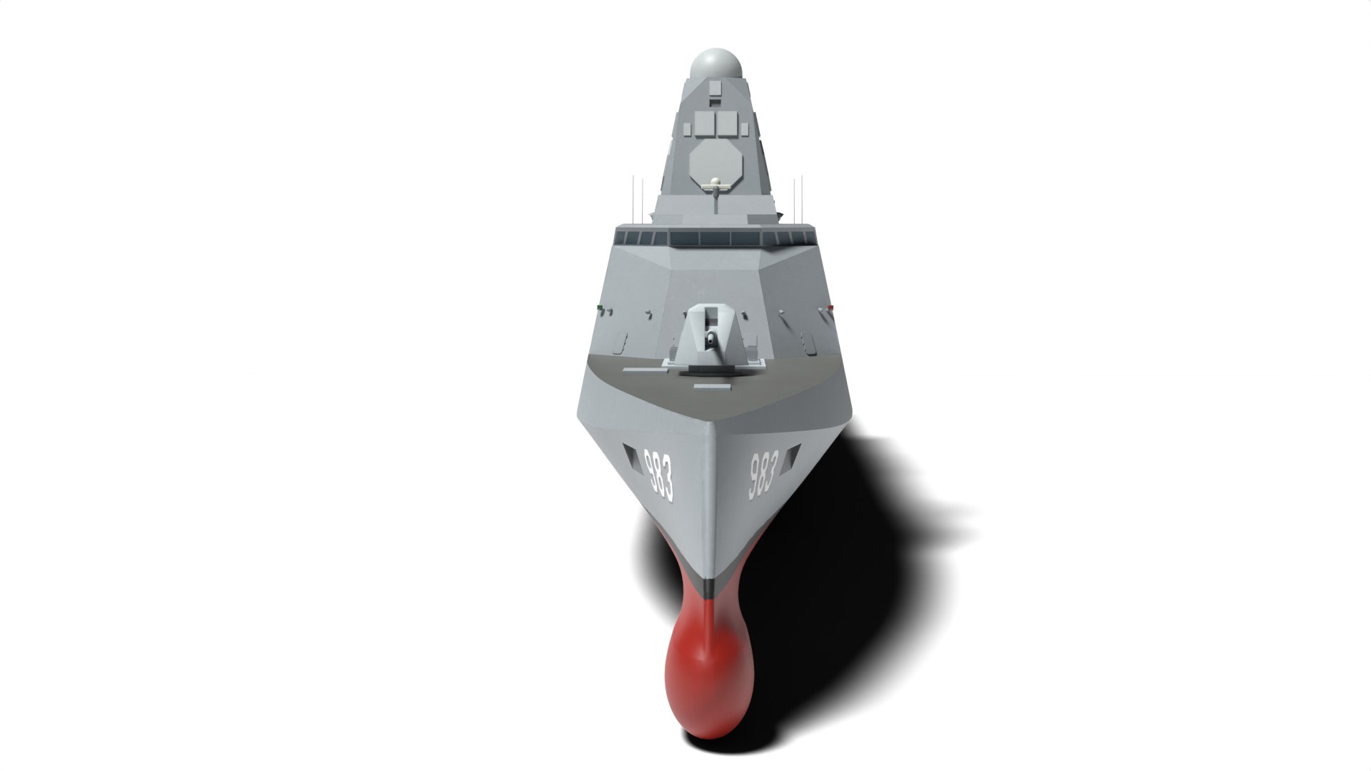 Destroyer KDDX 3D Model - TurboSquid 2206616