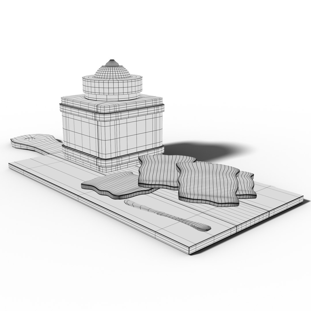 3D Bread Jam With Jar Model TurboSquid 2091584