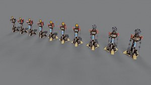 Inferno tower 3D model