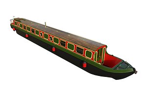 narrowboats 03 3D model