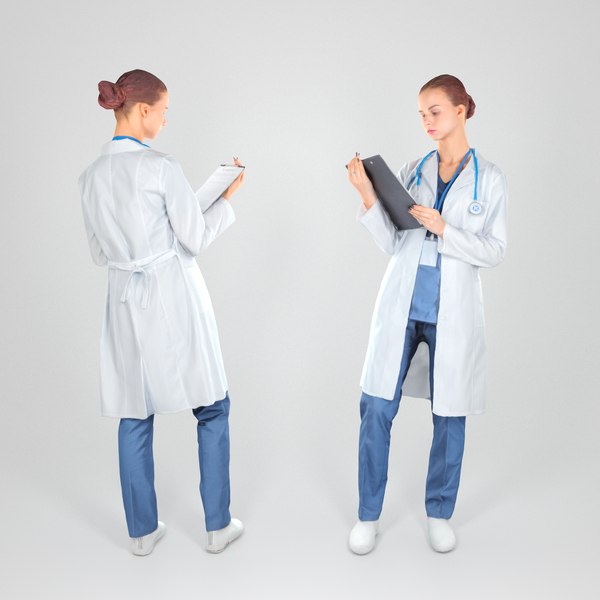 human young woman uniform model