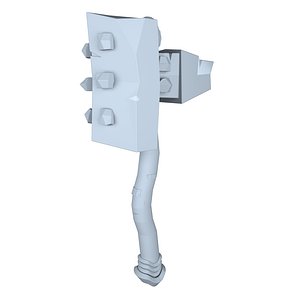 3D war hammer model
