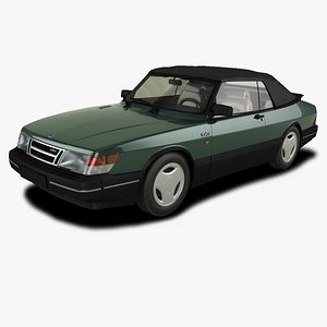3D Saab 900 Cabrio Turbo model