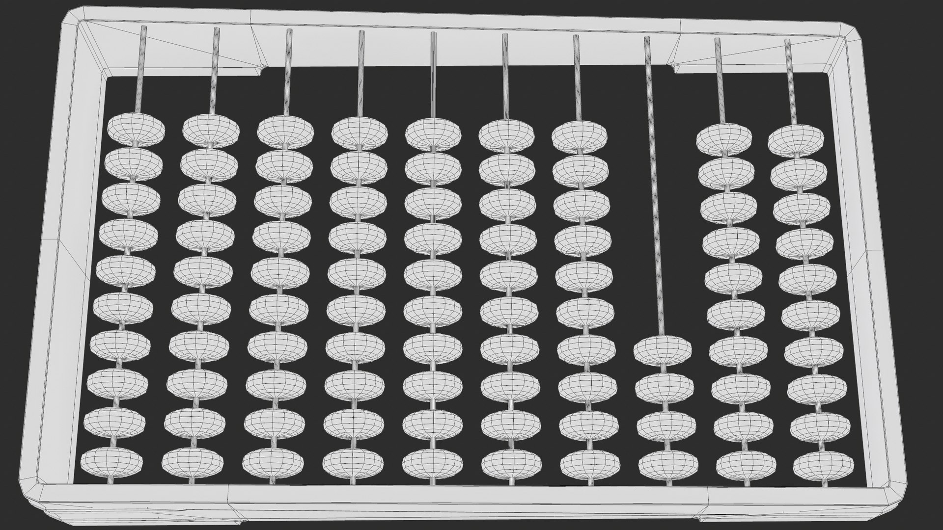 Wooden Abacus 3D Model - TurboSquid 1708633