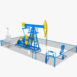 Oil Pump Jack 3D model