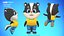Skunk Animated Rigged