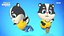 Skunk Animated Rigged