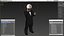 Happy Dwarf Man Wearing Business Suit