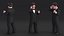 Happy Dwarf Man Wearing Business Suit