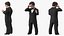 Happy Dwarf Man Wearing Business Suit
