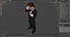 Happy Dwarf Man Wearing Business Suit