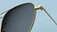 Sunglasses Aviator Gold Polarized
