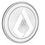 Lisk Kryptowährung Goldmünze