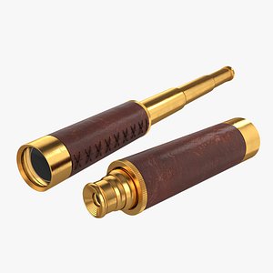 spyglass telescope spy 3D model