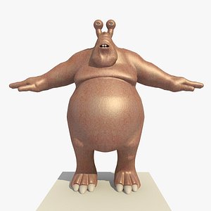 3d model rigged alien