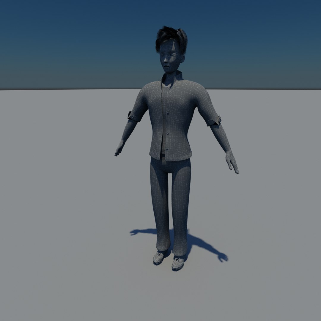 3d Model Character Rigging