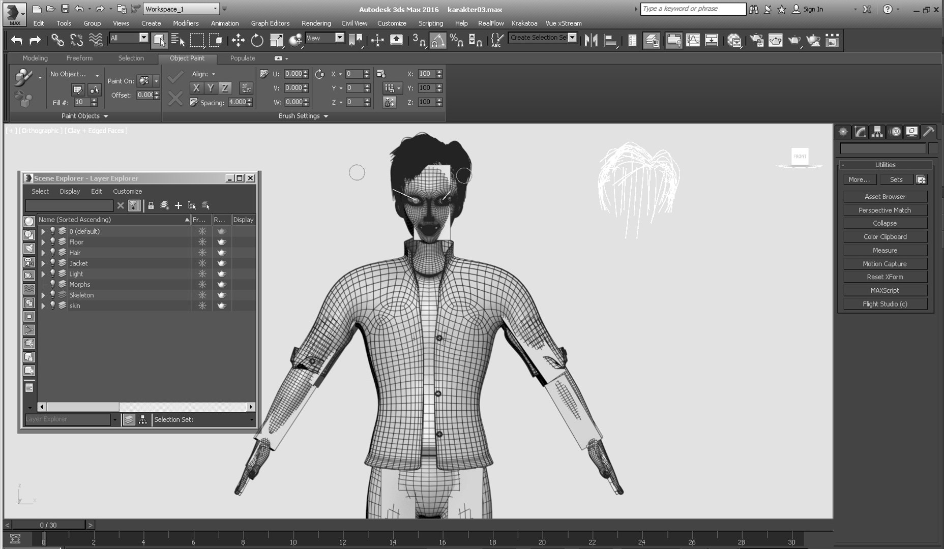 3d Model Character Rigging