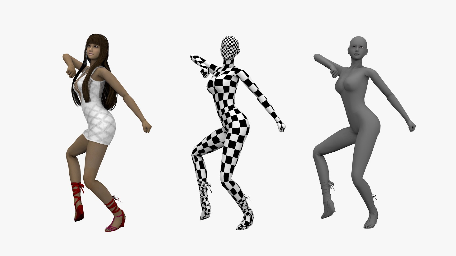 3D Model Dance Woman V4 - TurboSquid 1861968
