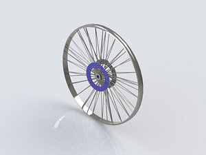 bicycle wheel ring 3d dxf