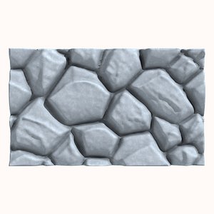 3D Stone Wall 200