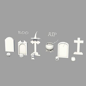 3d halloween model