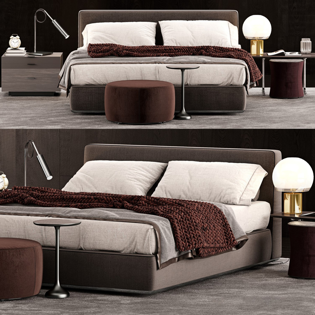 Minotti andersen кровать