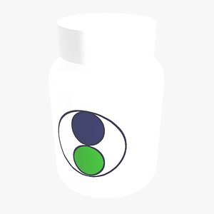 3D Pill Bottle - Cover
