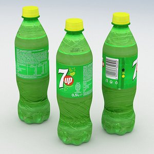 beverage bottle 3D model
