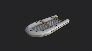 Rubber Dinghy 3D Model 001 3D model