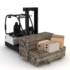 3D model loader warehouse