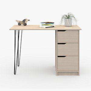 3D Desk in home D8 model