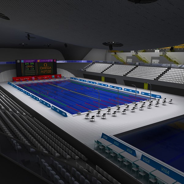 Olympic Swimming Pool 3D Models for Download | TurboSquid