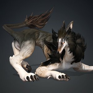 Divine Wolf-A2 3D model