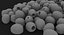 3D realistic pitted black olives model