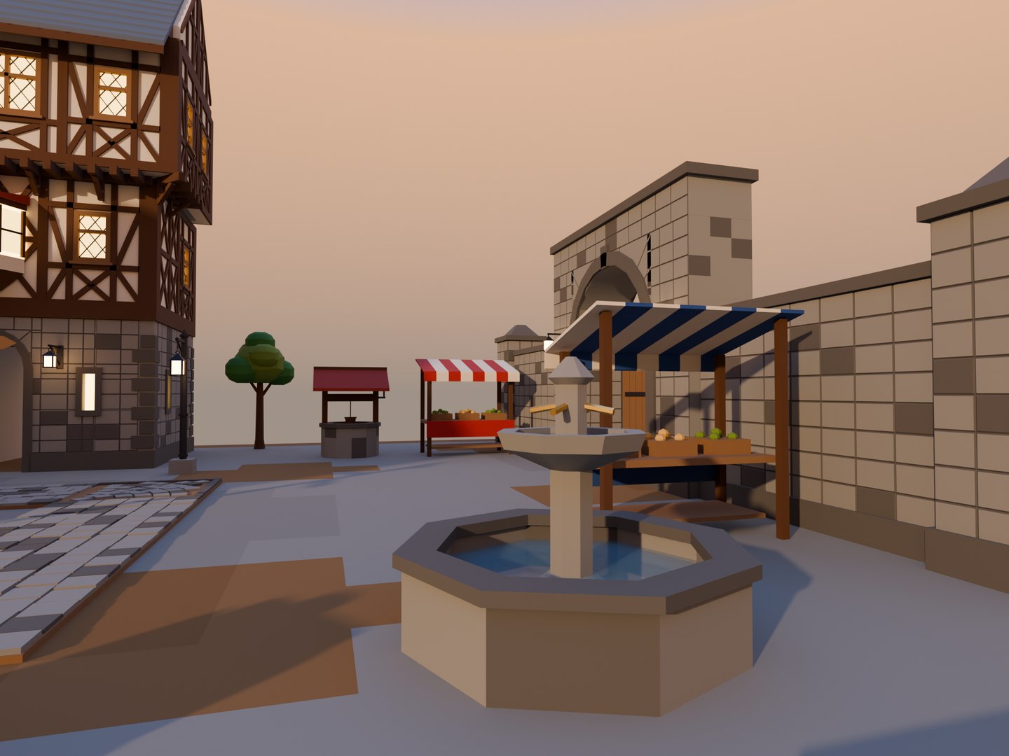 3D Low Poly Modular Medieval Town Kit - 56 Game Ready Models https://p.turbosquid.com/ts-thumb/jD/zyrBgP/Ic/06_eye_level_square/png/1791110424/1920x1080/fit_q87/e30f5970fd0edc10eb599eee050548a74fbd1ee0/06_eye_level_square.jpg